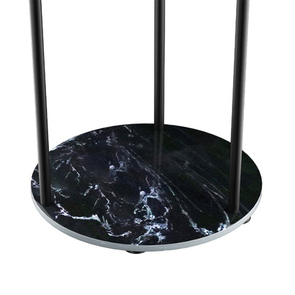 Levede Coat Rack Clothes Stand 8 Hook Organizer Black-1954803015181537285