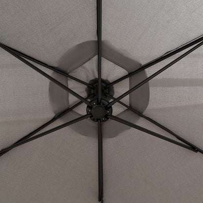 Mountview 3M Cantilever Umbrella Outdoor Grey Without Base-1954802877381873669
