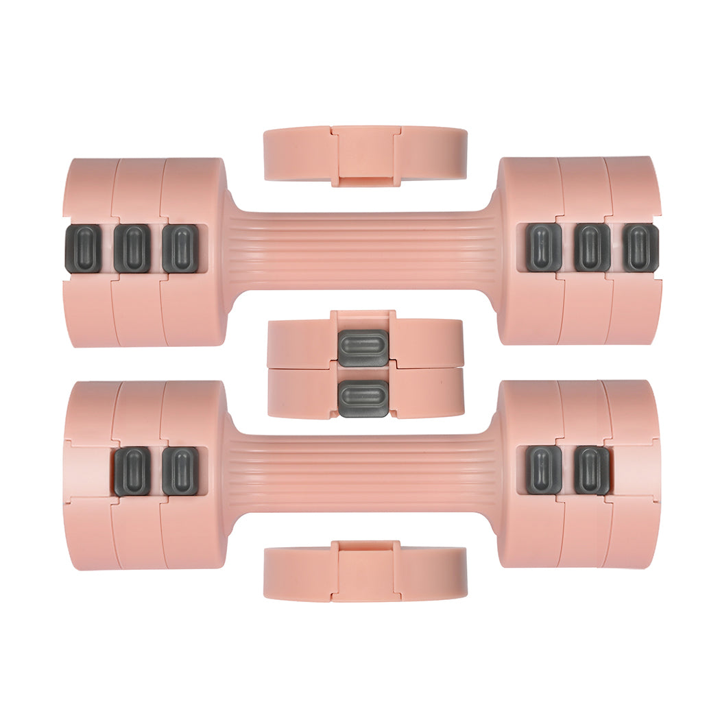 Centra A Pair Of 1KG To 5KG Dumbbells Pink-2006732825914642437