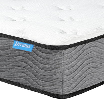 Dreamz Spring Mattress Pocket Bed Top King Single-1954802855676350469