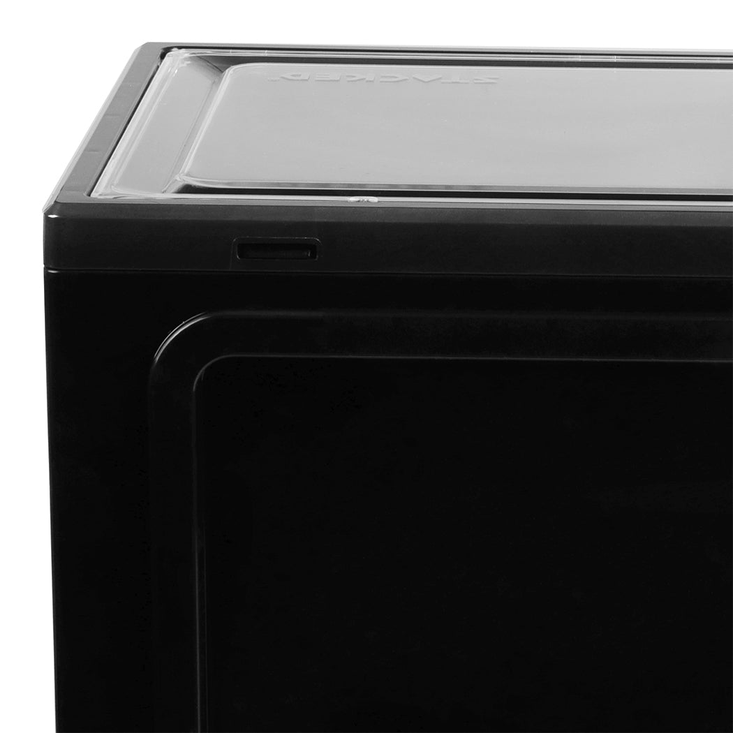 Stacked Shoe Box Acrylic Sneaker Display 1PC Black-2006733023067901957