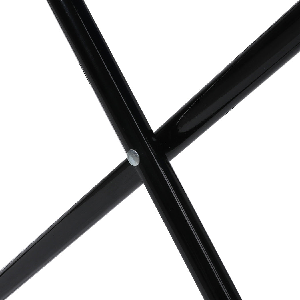 Levede Camping Chairs Folding Arm Foldable Black-2006733106232561669