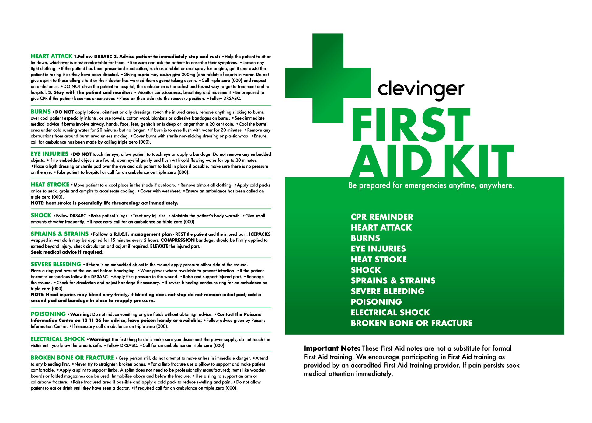 9 Pcs Snake Bite Emergency First Aid Kit - 13