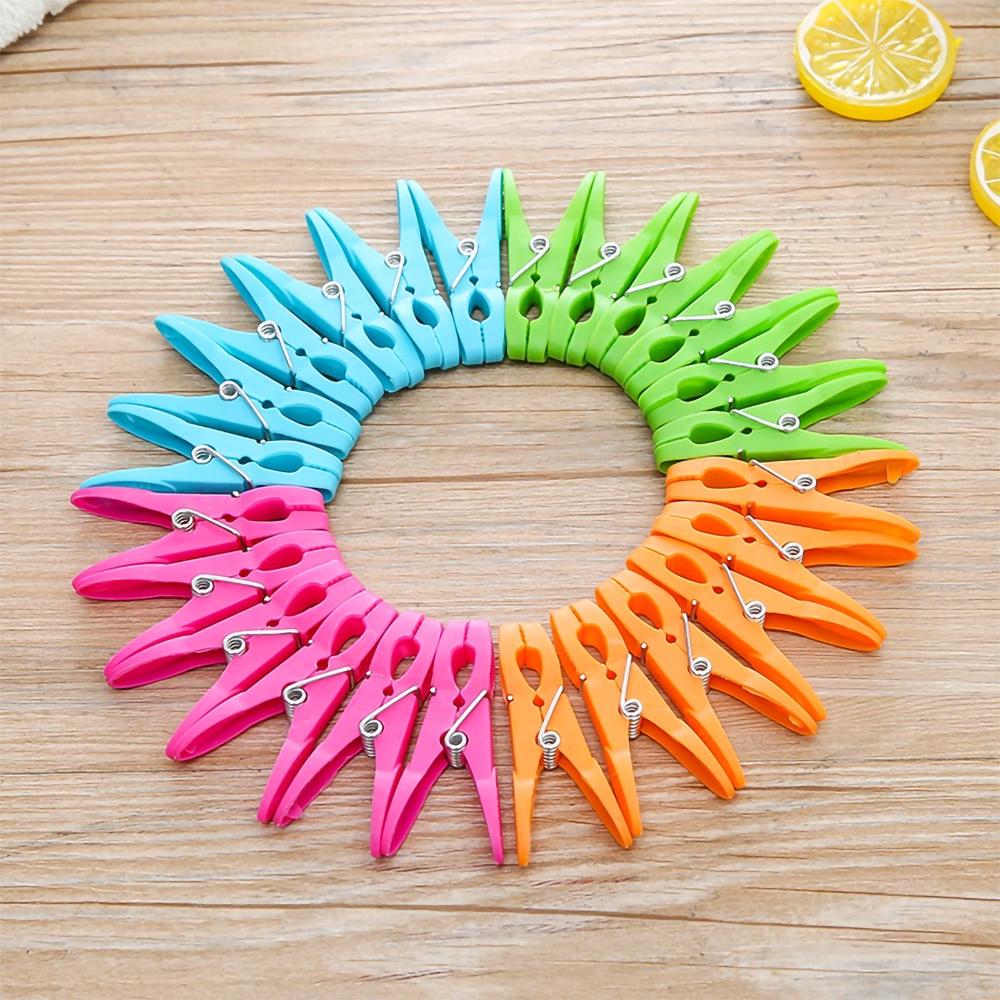 24 Pcs Livingtoday Strong Grip Pegs - 05