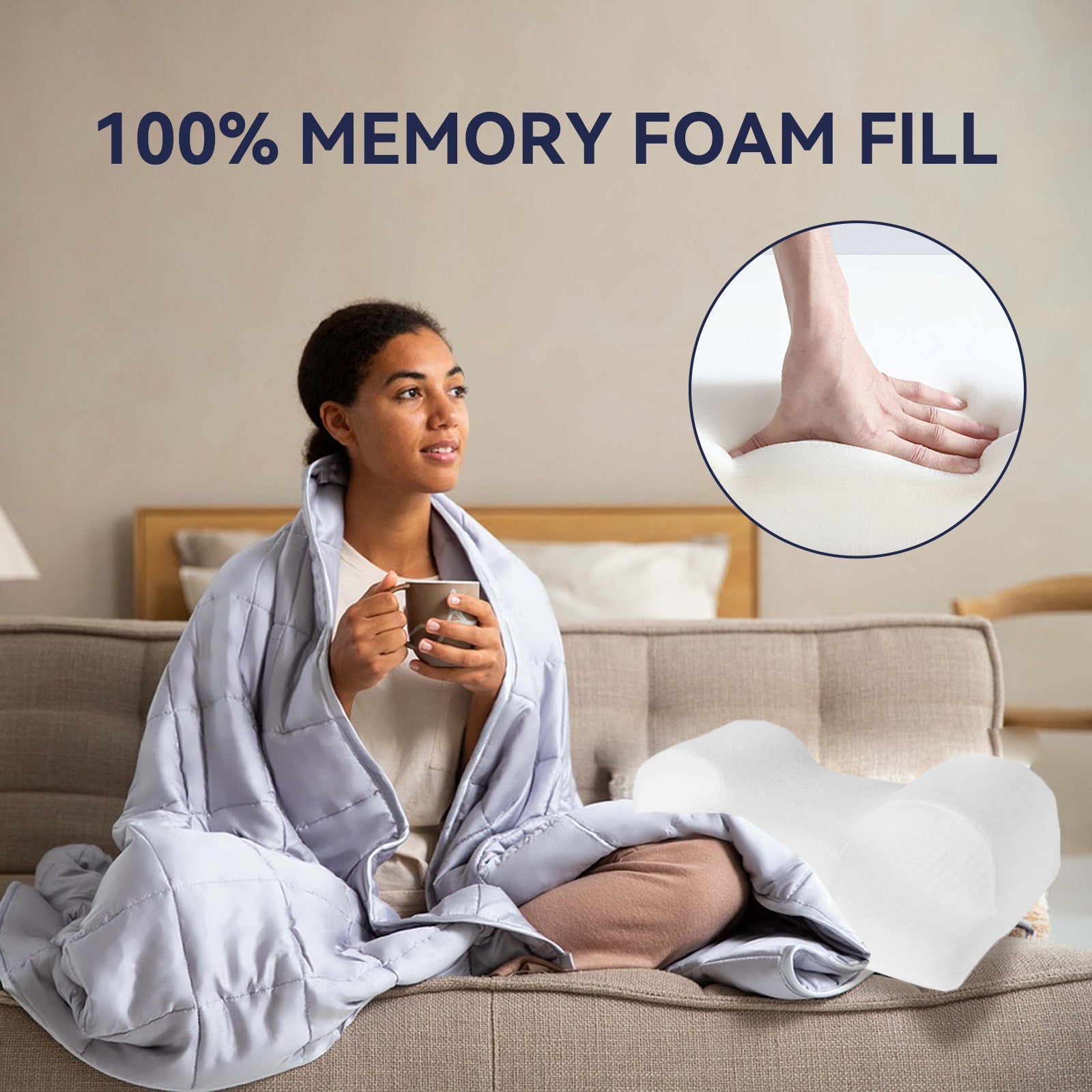 Memory Foam Beauty Sleep Pillow For Neck And Shoulder Pain - 08