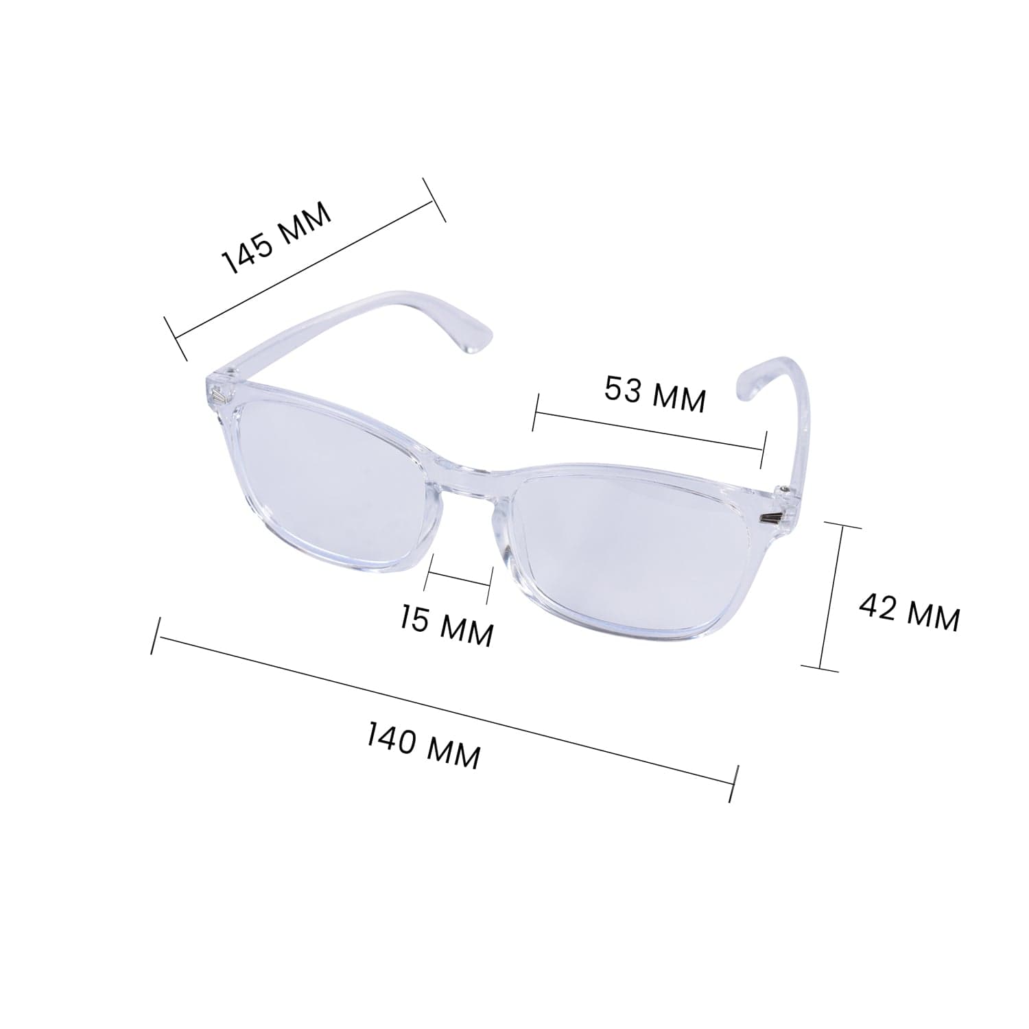 Livingtoday Blue Light Filter Glasses Clear - 06