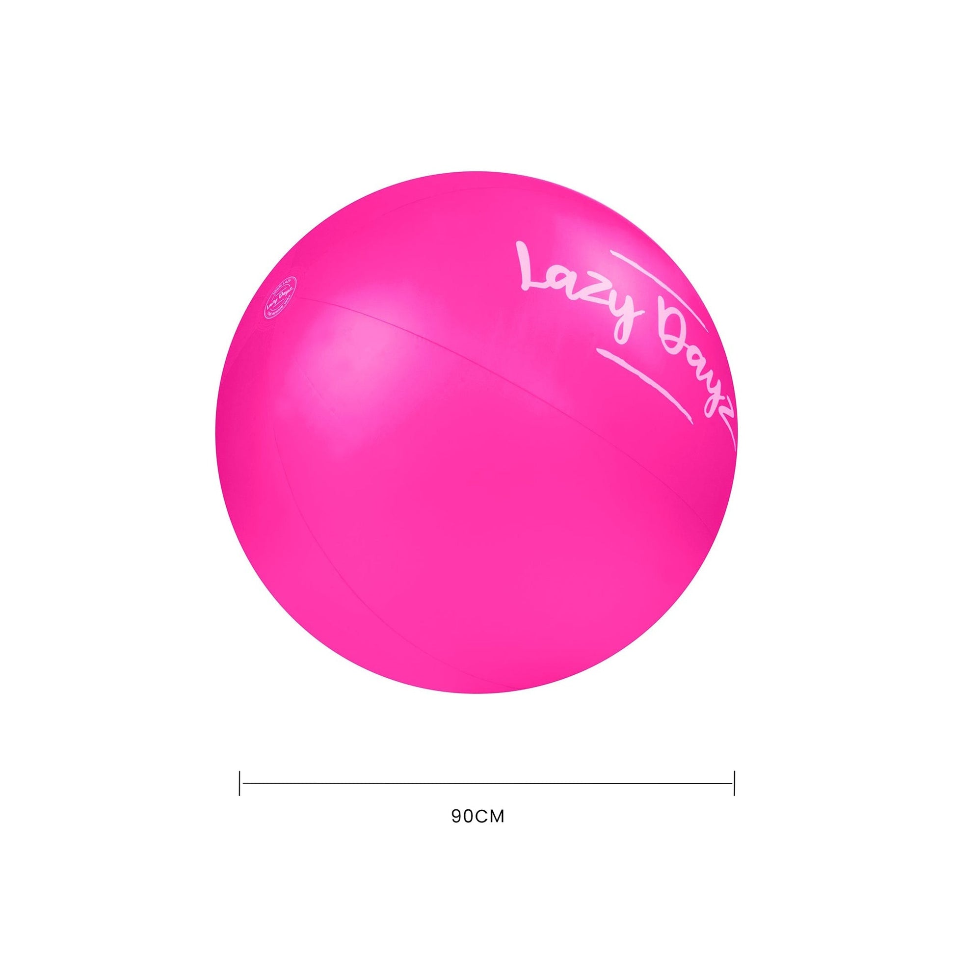 90Cm Lazy Dayz Inflatable Jumbo Beach Ball Pink - 03