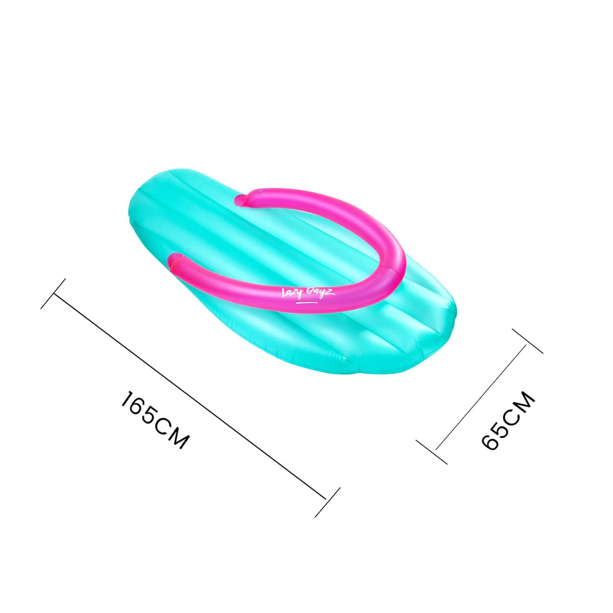 Lazy Dayz Inflatable Thong Teal - 06