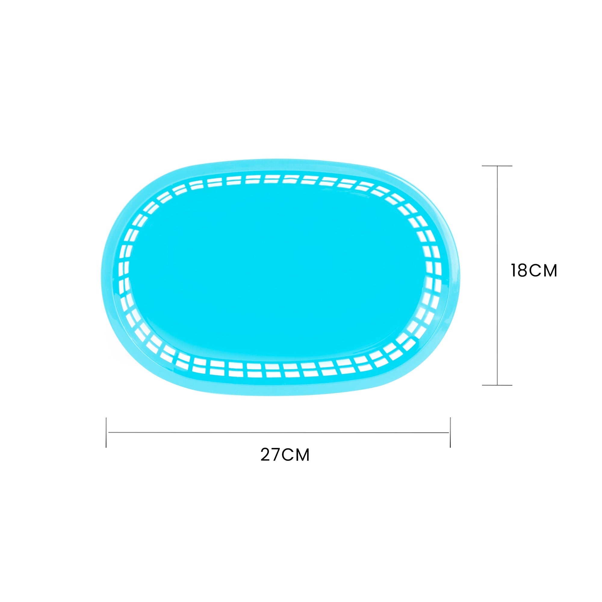 3 Pcs Cook Easy Oval Plastic Snack Baskets - 14