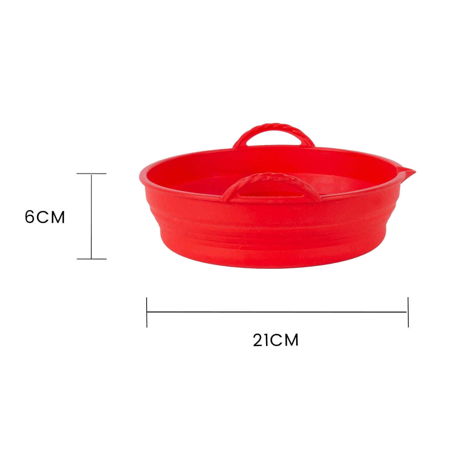 Collapsible Silicone Air Fryer Oven Microwave Liner Round - 12