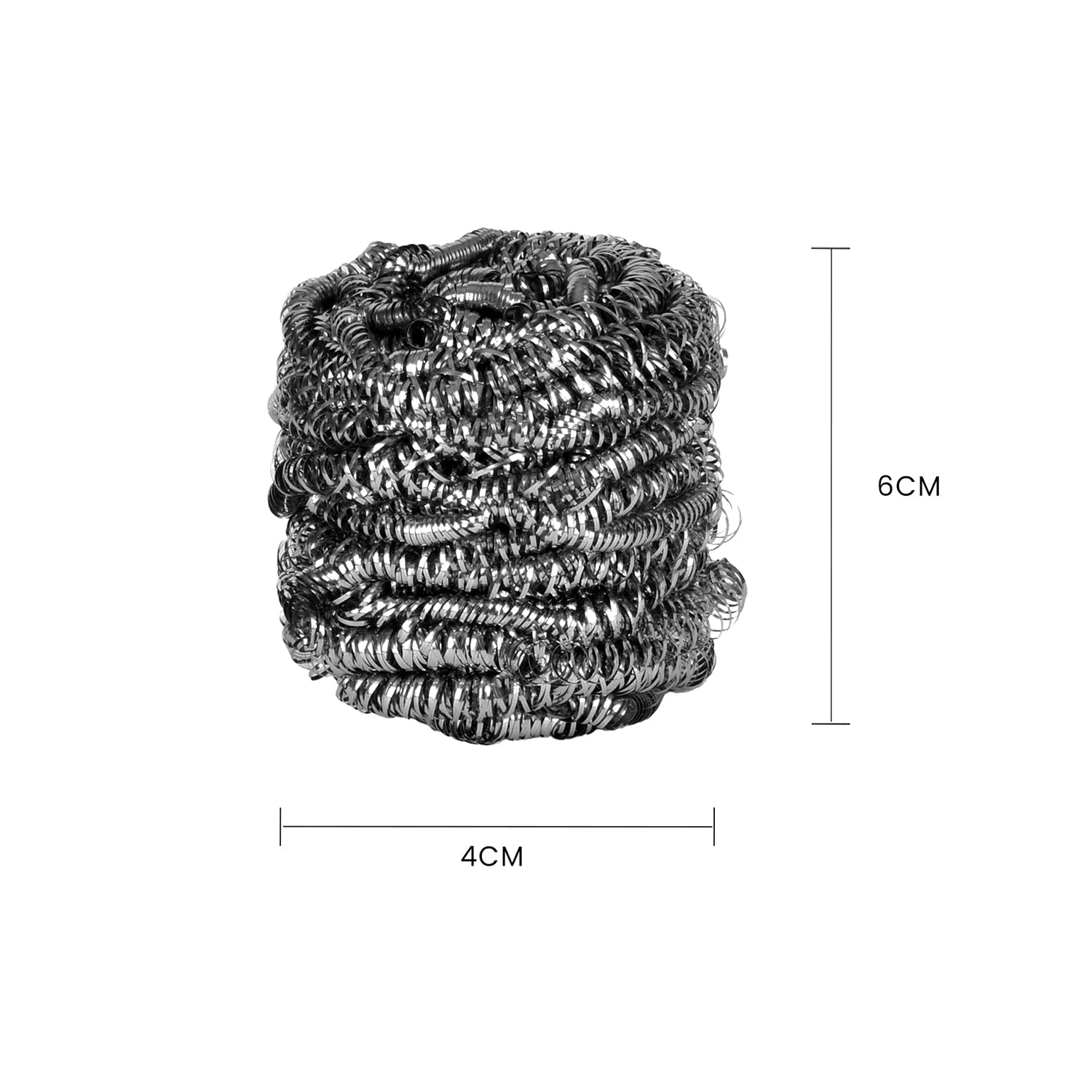 6 Pcs Stainless Steel Scourers - 07