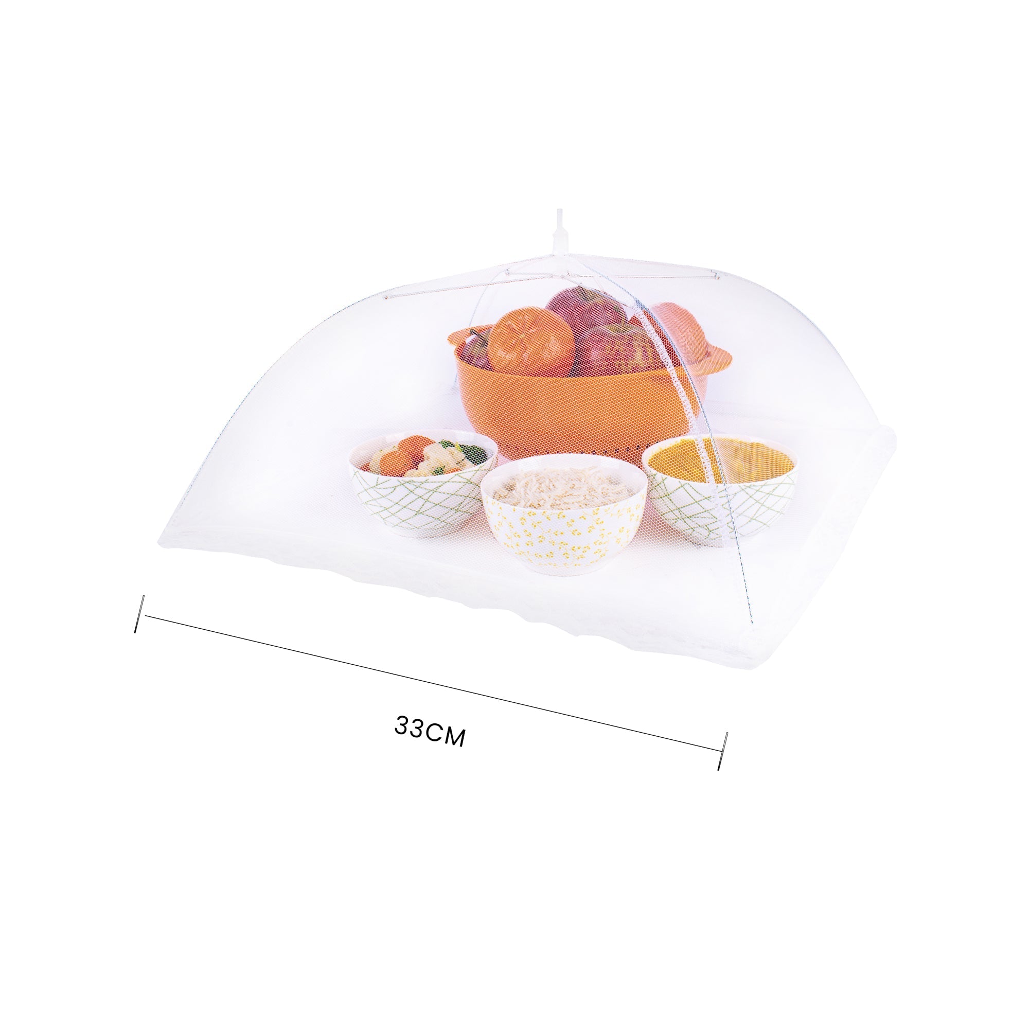 33Cm Square Pop Up Mesh Food Cover - 07