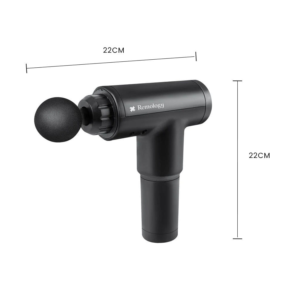 Remology Impact Therapy Percussive Massage Gun Includes 4 Heads - 12
