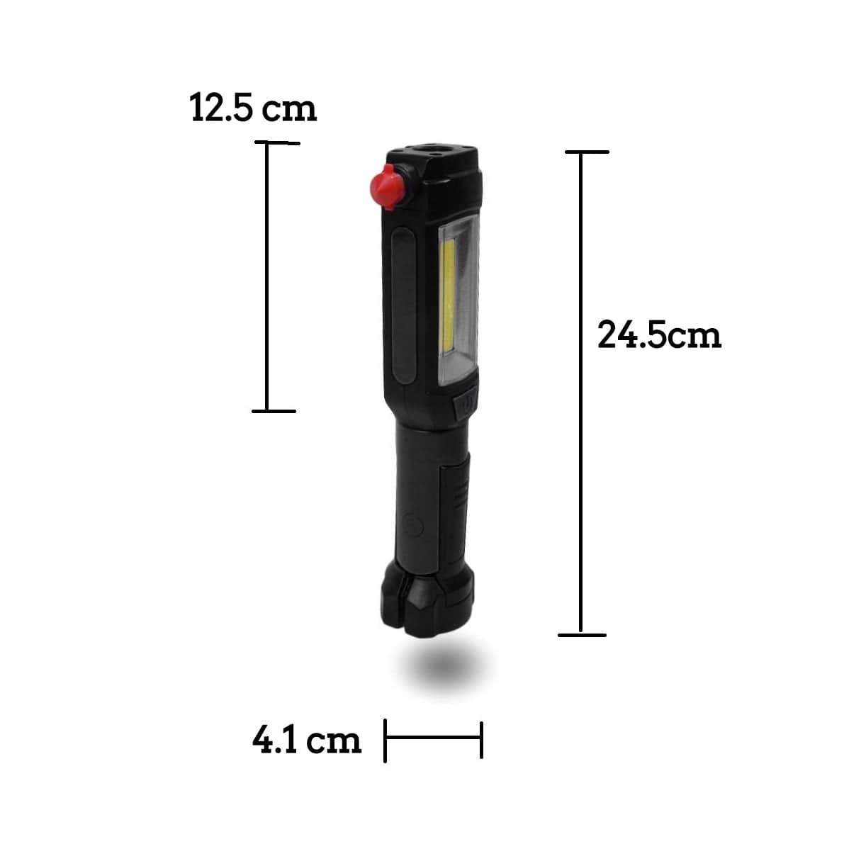 Brillar Emergency Torch Seatbelt Cutter Window Breaker Black - 12