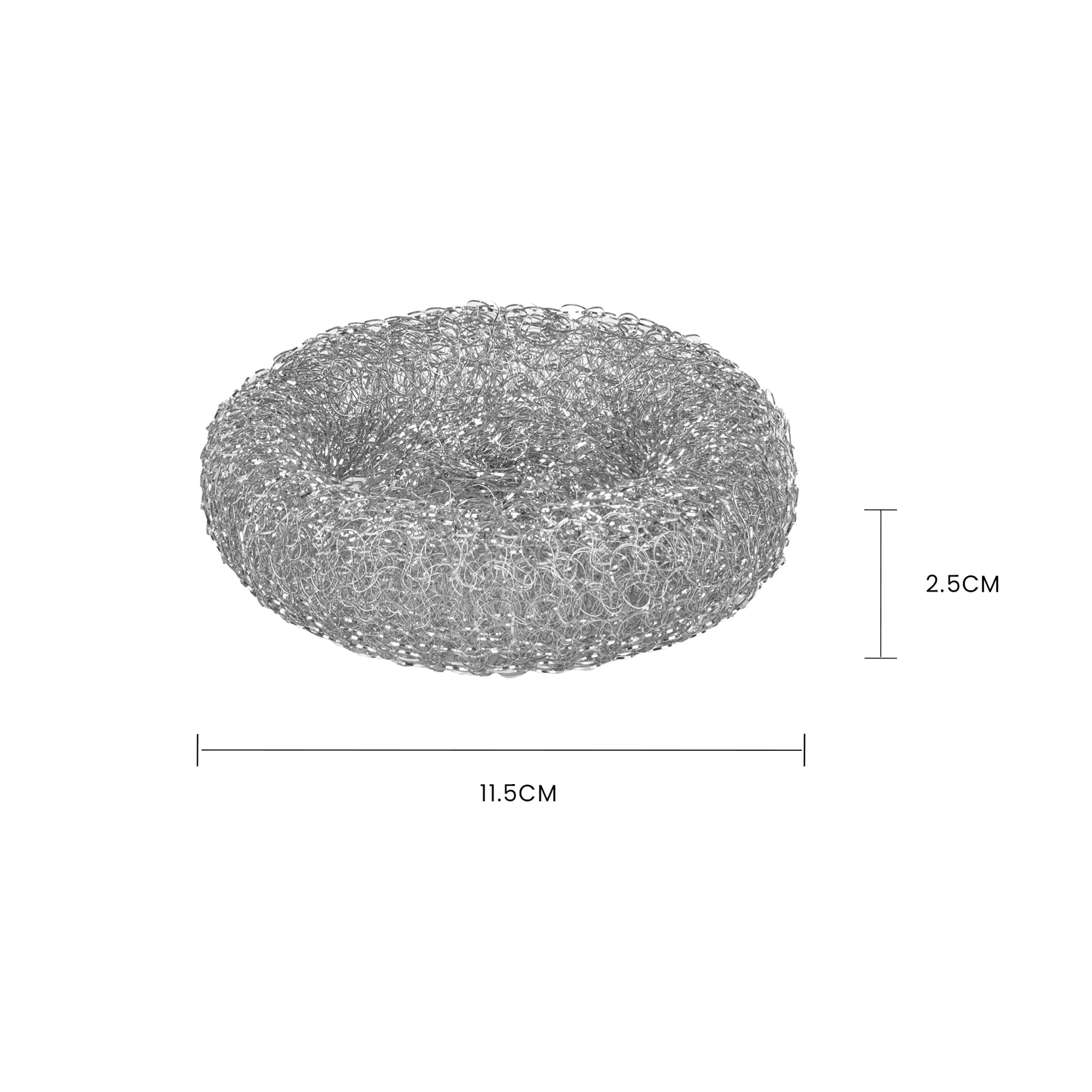 6 Pcs Household Cleaning Stainless Steel Jumbo Scourers - 09