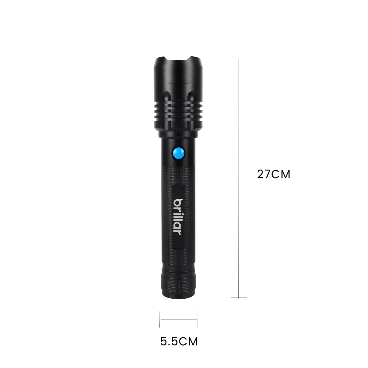 Brillar Commander 4000 Lumen Usb Rechargeable Torch - 08