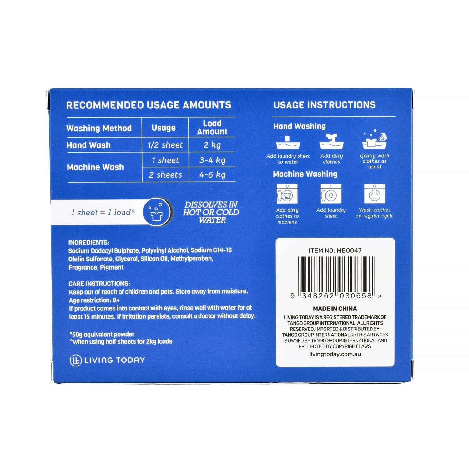 100 Pcs Eco Friendly Ultra Concentrated Laundry Detergent - 06