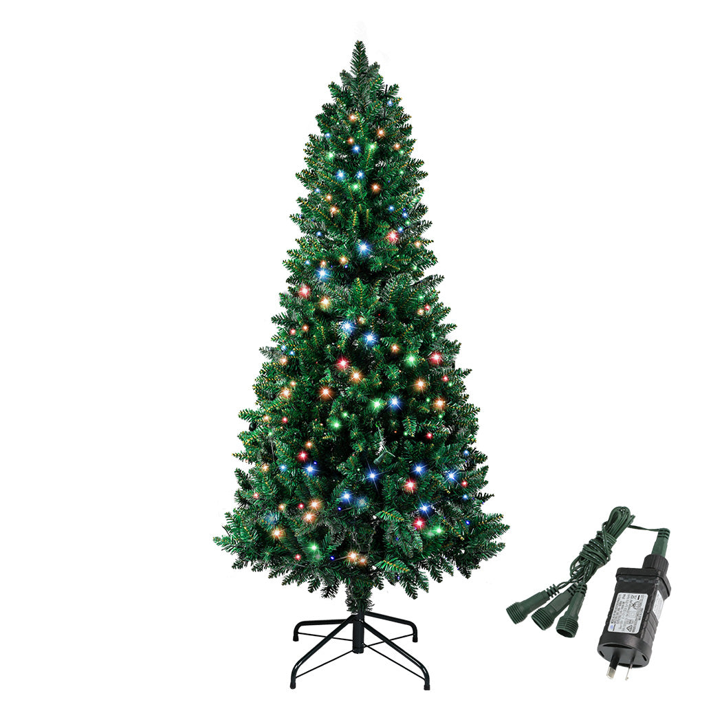 SANTACO Prelit Slim Pencil Christmas Tree 1.8M-1954802397142454272